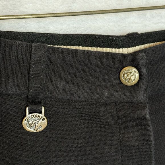 On Course Cotton Black Riding Pants Breeches Women’s Size 30 long Equestrian - Picture 5 of 16